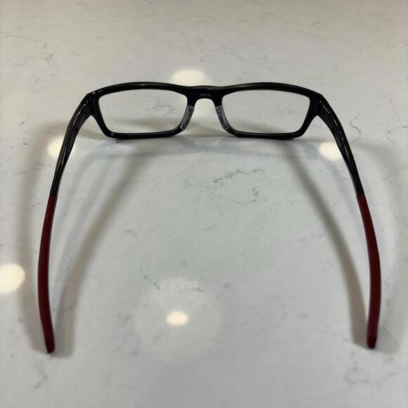 Oakley OX 8039-0553 Chamfer Eyeglasses Glasses Gray Pavement Red 53mm - Picture 4 of 9